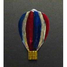 America Hot Air Balloon Tin Ornament