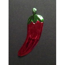 Red Chile Pepper Tin Ornament